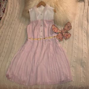 Girls blush dress